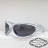 Nouvelle Famille de créateurs de luxe B Les nouvelles lunettes de soleil en zigzag personnalisées à la mode Même style Small Hedgehog Sunglasses BB0255