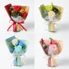 Fiori decorativi Mini fiori secchi Matrimonio Compleanno Sapone Bouquet di rose finte Regali per la festa della mamma felice Simulazione di addio al nubilato