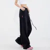 Women's Pants K Studio Summer Banana Sports Lantern Sweatpants Casual golvlängd bred ben