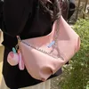 이브닝 가방 핑크 연인 핸드백 세련