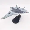 Aeronave Modle Diecast Metal Alloy 1/100 Scale Russian Su 57 SU57 Fighter Aircraft Model Su-57 Plane Model Toy For Collection 230803