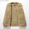 Erkek Ceketler Erkek Kış Palto Yün Astar Kalın Daha Sıcak Kış Ceketleri İyi Kaliteli Erkekler Pamuklu Ceket Dış Giyim Kış Paltoları Boyut 6XL T230804