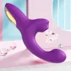 Vibratorer 20 hastigheter kraftfull dildo vibrator för kvinnor klitis sucker vakuum klitoris stimulator vuxna varor finger wiggling vuxna sex leksak 230803