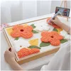 Chinese Style Products Punch Needle Complete Flower Rug Hooking Poke Embroidery Set for Beginner Embroidery Needle Fabric Hoops Yarns Craft R230803