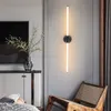 Novelty Items Modern LED Wall Lamp Living Room Bedroom LED Wall Light Gold/black 76cm 100cm 118cm HOME Indoor Decoration Fixtures 230804