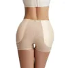 Frauen Shapers Gesäß Gepolsterte Höschen Falsche Ass BuLifter Feste Hüfte Pads Wear Abnehmen Sexy Dessous Shorty Unterwäsche