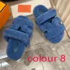 winter pantoffel mode Lazy Platte bodem Hotel mannen casual Slipper vrouwen designer schoenen Lady Cartoon Pluche lederen pantoffels warm houden wollen flops maat 35-42-45 Met doos