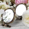 Chinese Style Products DIY Flower Embroidery Mirror kits Landscape Cross Stitch Needlework Folding Makeup Mirror Hand Swing Art Craft Gift Home Decor R230804