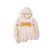 Mens Hoodies Sweatshirts Man Womens Hooded Thrasher Flame Print Sweatshirt Mtiple Colors Drop Delivery Dhwis