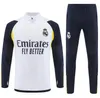 23 24 25 Tute da calcio Imposta mezza cerniera TUTA del Real Madrid set 2023 2024 2025 kit da calcio da uomo chandal futbol survêtement madrid TRAINING tuta da calcio giacca