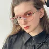 Wysoko wysokiej jakości modny nowy luksusowy projektant 23F Nowy styl okulary przeciwsłoneczne Wind Ins Net Red Metal Sunglasses FE40096I