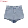 Skirts OOTD Denim Mini Shorts Skirts Basic Culotte Sexy Streetwear Woman Blue Black Quality Summer Spring Bottom 230803