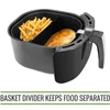 Air Fryer Cooking Divider Compatible With 9inch Baskets. Basket Keeps Food Separated