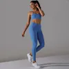 Active Set Sport Set Women Yoga Clothing Athletic Crop Top and Pants Running Workout Clothes for Sportswear Fitness Suit