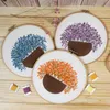 Prodotti in stile cinese Babysbreath Kit da ricamo Cucito fai da te Pianta da appartamento Modello Cucito per principianti Punto croce Artcraft (senza telaio) R230804