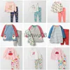 Ensembles de vêtements 100 coton filles t-shirts t-shirts pantalons enfants costumes 2pc tenues Bebe enfants Outwear Brand New 2022 Toddler bébé fille ensembles de vêtements x0803