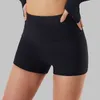 Women's Shorts SOISOU Rib Fabric Yoga Shorts Women Sport Gym Fitness Short Seamless High Waist Breathable Elastic Women's Cycling Shorts 230804