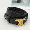 Guld Buckle Designer Lady Belts Luxurys Designers Leather Mans High Quality Belt Women Fashion Midjeband Triomph Girdle Retro Belts For Men