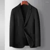 Men's Suits Brand Top Quality Autumn Winter Woolen Blazer For Men Business Casual Handmade Double-Sided Wool Suit Jacket Luxury Clothing