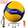 Balls Model Volleyball Model200 Competition Professional Game Volleyball Camping Volleyball Valfri Pump Net Net Bag 230803