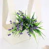 Decoratieve Bloemen Kunstzijde Bloem Groen Blad Campanula Bruiloft Thuis Feestdecoratie 1st