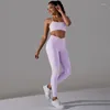 Active Set Sport Set Women Yoga Clothing Athletic Crop Top and Pants Running Workout Clothes for Sportswear Fitness Suit