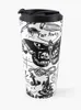 Бутылки с водой татуировки коллаж Travel Coffee Coffee Cup Cup