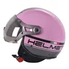 Hełm motocyklowy kask Cafe Hełm 3/4 twarz Moto de Capacete Motorbike Bezpieczeństwo Riding Casco Scooter Casque Dot ECE