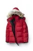 Ms.style Canada Hiver Doudoune TOP Femmes Homme Jassen Chaquetas Parka Survêtement Grand Vrai Fourrure De Loup À Capuche Fourrure Manteau Manteau doudoune jacktes