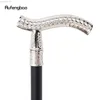 Trekking Poles White Flower Wheatear Mönster Luxury Fashion Walking Stick For Party Decorative Cane Elegant Crosier Knob Walking Stick 93cm HKD230804