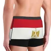 Caleçon personnalisé egypte drapeau sous-vêtements hommes Stretch patriotisme Boxer slips Shorts culotte douce pour Homme