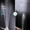 Cabeças de chuveiro de banheiro Cabeça de chuveiro LED Chuveiro de chuva Pulverizador automaticamente com mudança de cor Sensor de temperatura Chuveiro de economia de água para banheiro R230804