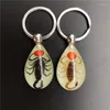 Schlüsselanhänger Leuchtende Nachahmung Skorpion Schlüsselanhänger - Produkt Künstliche Krabbe und Schlüsselanhänger Tasche Auto Ring Geschenk