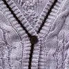 여자 니트 티 가을 겨울 한정판 카디건 핑크 니트 스웨터 스타 가드 여성 가디건 테이 따뜻한 lor v-neck 스웨터 230803