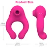 Vibratorer 10 frekvens suger vibrator sexbutik penis ring klitis sucker kuk ring vuxna produkter scrotum massager sex leksaker för par 230803