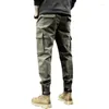 Men's Pants Army Green Overalls Summer Thin Fashion Brand Loose Pu Shuai 2023 Military Style Casual Jogger Men