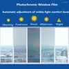 Window Stickers SUNICE Tint VLT75%-20% Building Smart Color Different Pochromic Film Anti-UV Car Foil
