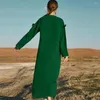 Etnische Kleding Moslim Jurk Vrouwen Kaftan Marocain Bruiloft Turkse Jurken Marokkaanse Kaftan Gewaad Musulmans Arabische Islamitische Djellaba Femme