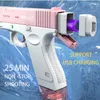 Zabawki z bronią bawiąc się wodą podczas wiosny letnie dorośli chłopcy i dziewczęta elektryczne automatyczne ciągłe pistolety na wodę zabawki pod wysokim ciśnieniem 230803