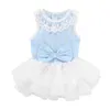 Abbigliamento per cani Pet Chihuahau Dress Cotton Princess Costume per la primavera Small Medium Cat Fashion Party Birthday Puppy Wedding