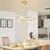 Pendellampor LED -lampor krona nordisk design hängande lampa moderne minimalistiska lyx vardagsrum sovrum kök belysning lyster