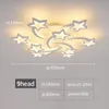 Ceiling Lights Nordic Light Luxury Living Room Led Lamp Modern Simple Indoor Lighting Decor Five-pointed Star Bedroom Lamps