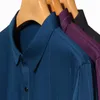 男性のためのメンズカジュアルシャツビジネスロングスリーブ紳士スリムフィットフォーシーズンズ品質柔らかい快適なファッションラグジュアリーケム