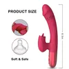 Vibratoren, beheizter Kaninchenvibrator für Frauen, 10 Frequenzen, Klitoris-Vaginal-Stimulation, wasserdicht, realistischer Silikon-Dildo, Sexspielzeug für Erwachsene, 230803