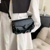 Hombro Sensación de alto grado para mujer 2023 Nueva moda simple otoño e invierno para grupo portátil pequeño bolso cuadradobolso elegantebolsos de mano