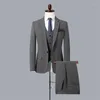 Men's Suits 2024 Spring Autumn Suit British Stripe Single Western Coat Fashion Business Casual High Quality Wear