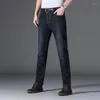 Men's Jeans 2023 Stretch Regular Slim Fit Business Casual Classic Style Fashion Denim Trousers Male Blue Pants