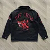 Men s Jackets TUFF CROWD High Quality 1 Dog Head Embroidery Multi Pocket Zipper Solid Jacket Coat 230803