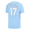 23 24 HAALAND Kinder-Fußballtrikot GREALISH STERLING FERRAN DE BRUYNE FODEN MAHREZ BERNARDO 2023 Fußballtrikots Kinderset