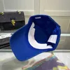 Diseñador de gorras de béisbol Versión correcta Paris New Washed Denim Baseball Hat Hombres y mujeres Moda coreana Bordado de letras Lengua de pato versátil TJMA